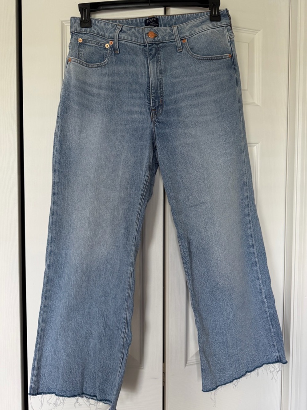 J. Crew Light Blue Wide-Leg Denim Jeans